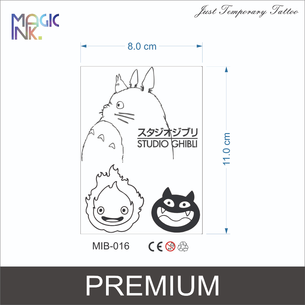 Tattoo Fruit Ink Studio Ghibli