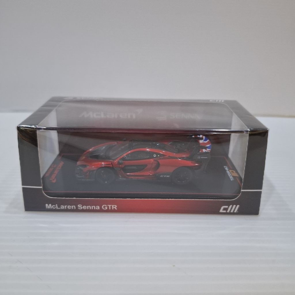 CM Model Mclaren Senna GTR Red