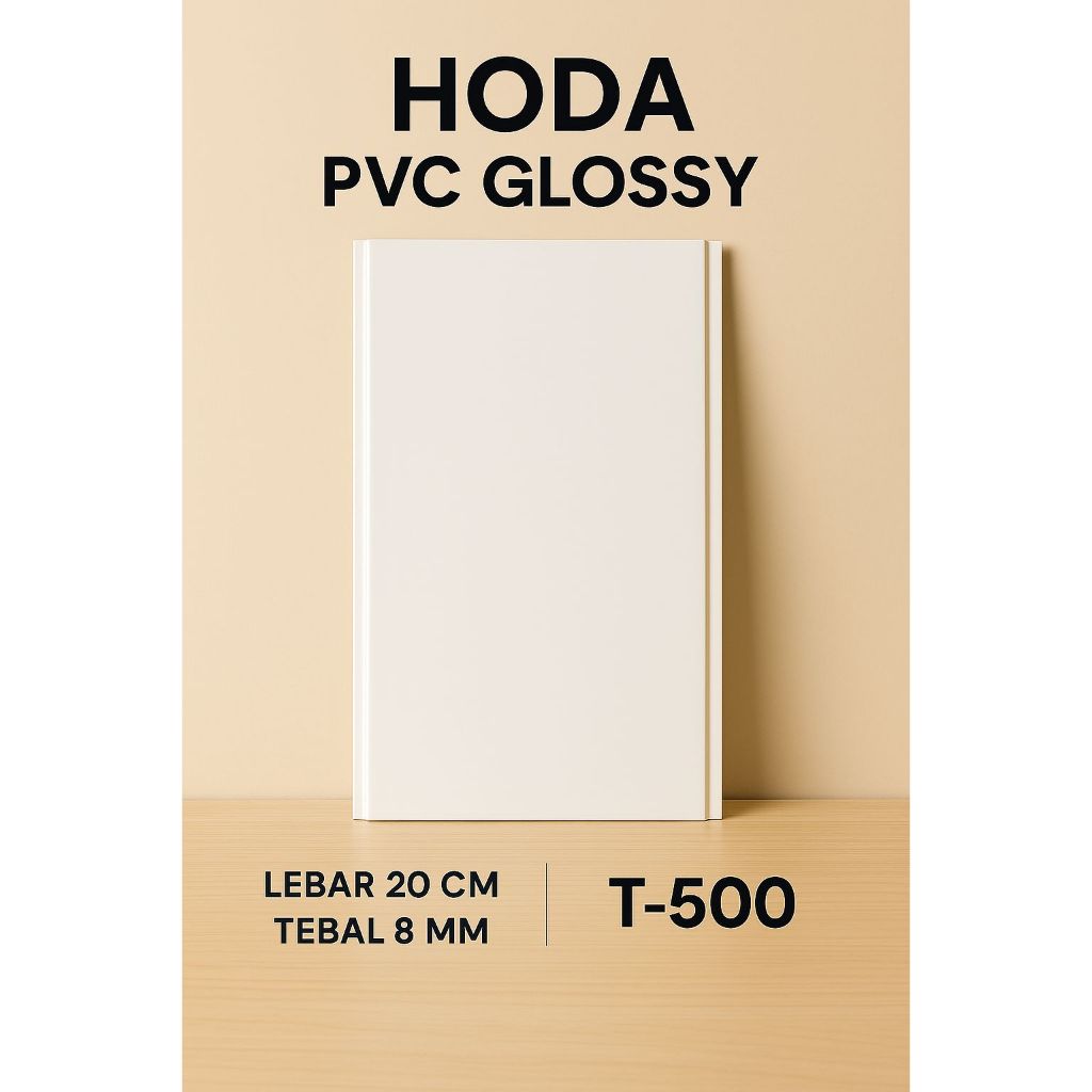 HODA Plafon PVC Putih Polos Glossy T-500