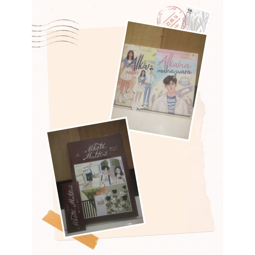 Bundling Preloved novel Alkana & nikola original 100%