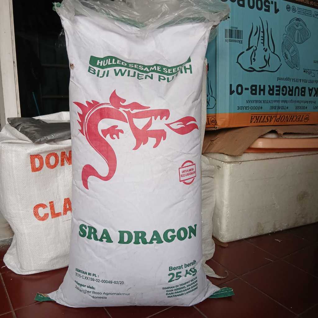 Wijen Putih 25kg/1Karung Impor