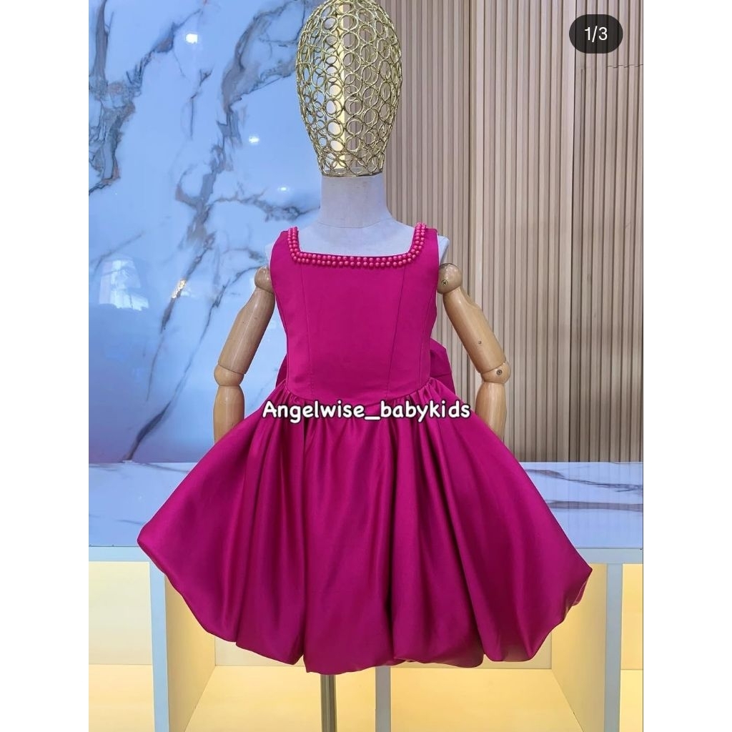 Balerina Dress Angelwise , dress cantik, dress balerina lucu, dress kembang, dress mewah, dress mewa