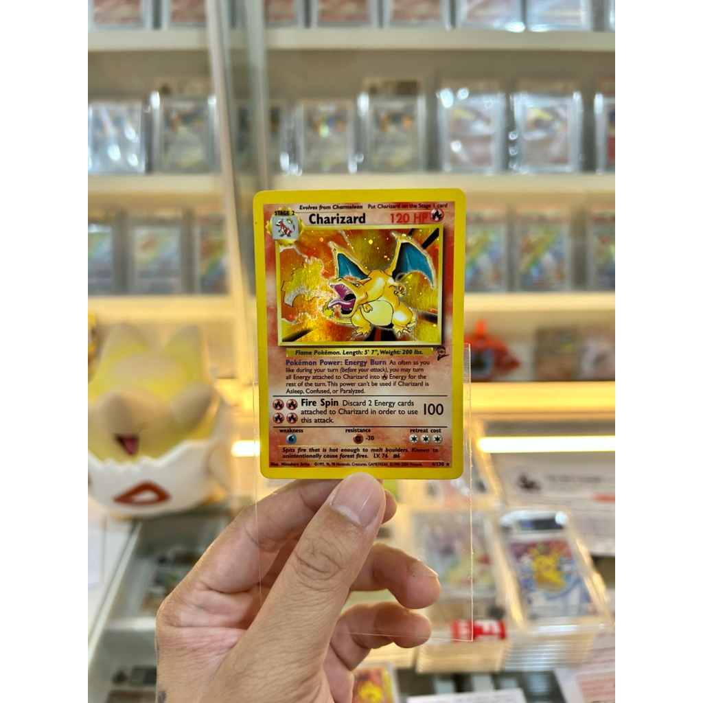 Charizard BASE set 2 HOLO r 1999 1 kartu POKEMON tcg card set japan japanese/ english NON (indonesia
