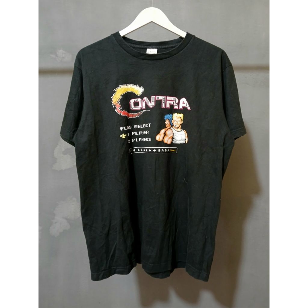 Kaos Game Vintage CONTRA Japanese Video Game - L