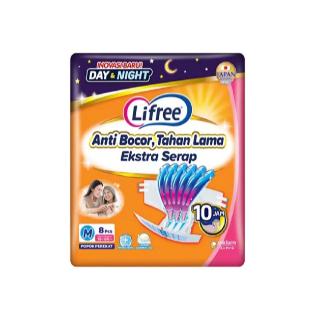 LIFREE POPOK PEREKAT M8 - POPOK PEREKAT DEWASA ANTI BOCOR - LIFREE POPOK DEWASA PEREKAT UKURAN M ISI