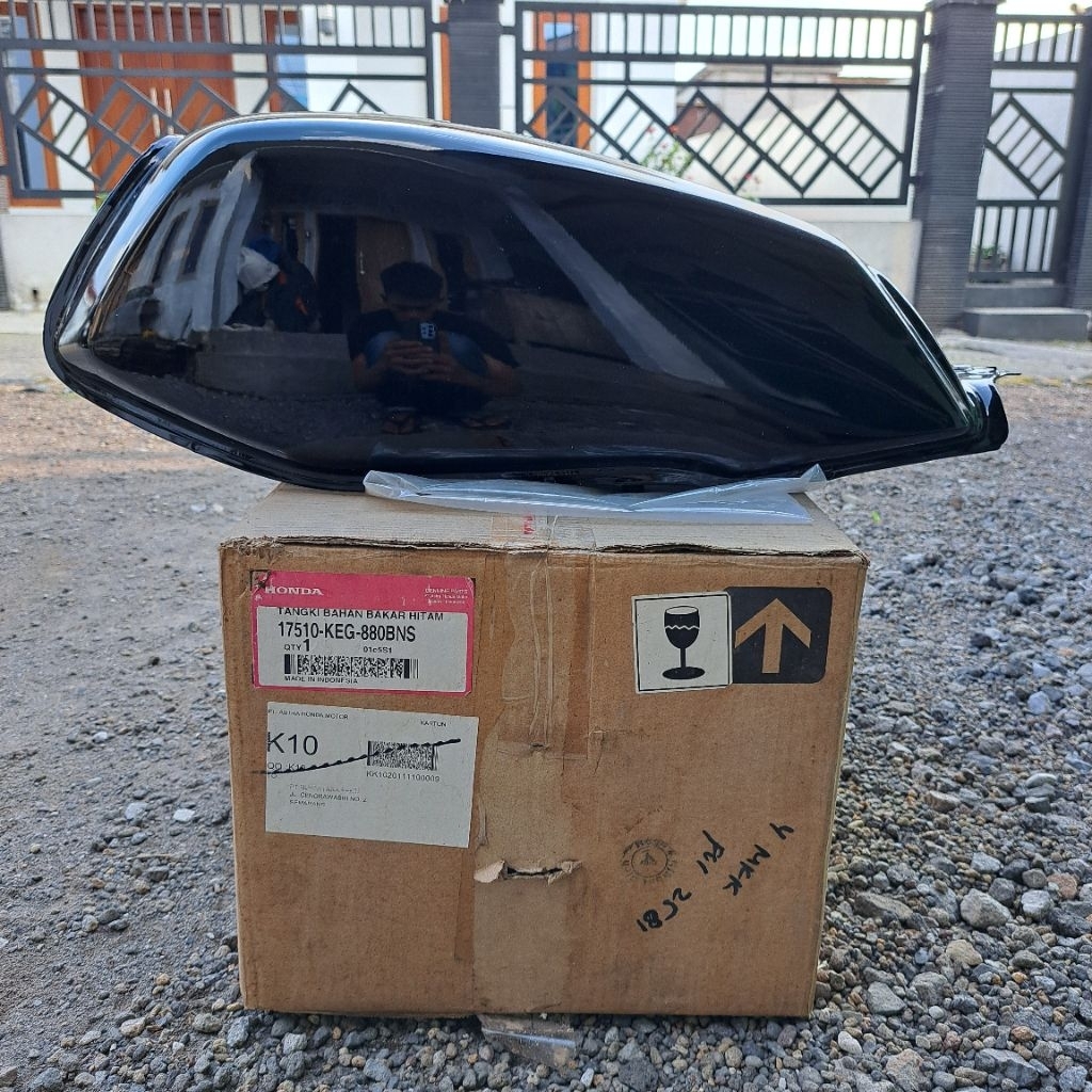 Tangki bahan bakar honda Gl pro max neotex TANGKI BAHAN BAKAR HITAM 17510-KEG-880BNS Original AHM As