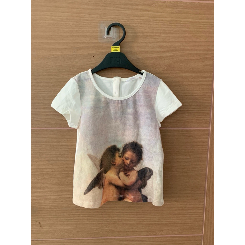 1-3 (Y) Atasan Kaos Mytale Angel Anak Perempuan