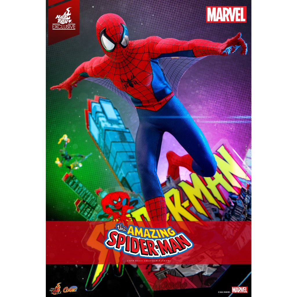 Hot Toys 1:6 | Spiderman Comic Version The Amazing Spiderman | Comic Action Figure