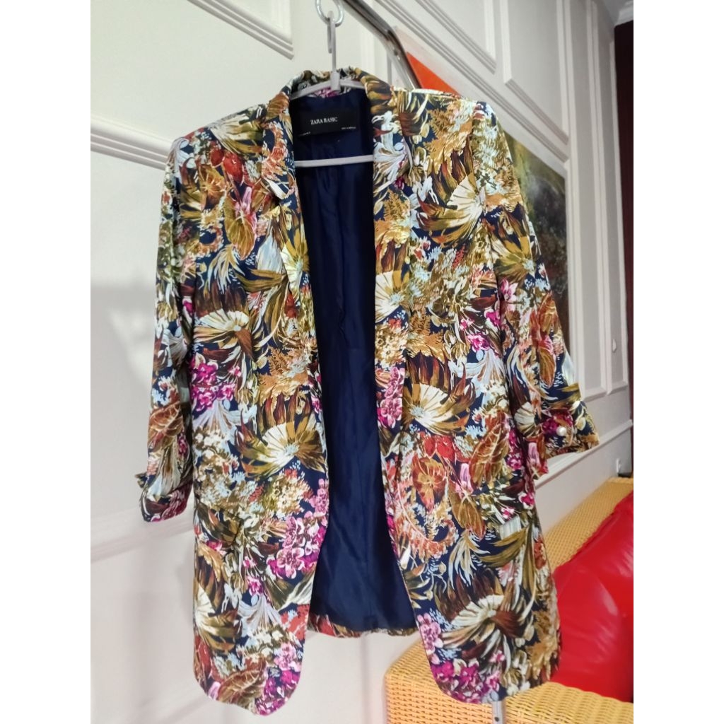 Preloved ❤️ Blazer ZARA BASIC ORIGINAL LIKE NEW ALL SIZE