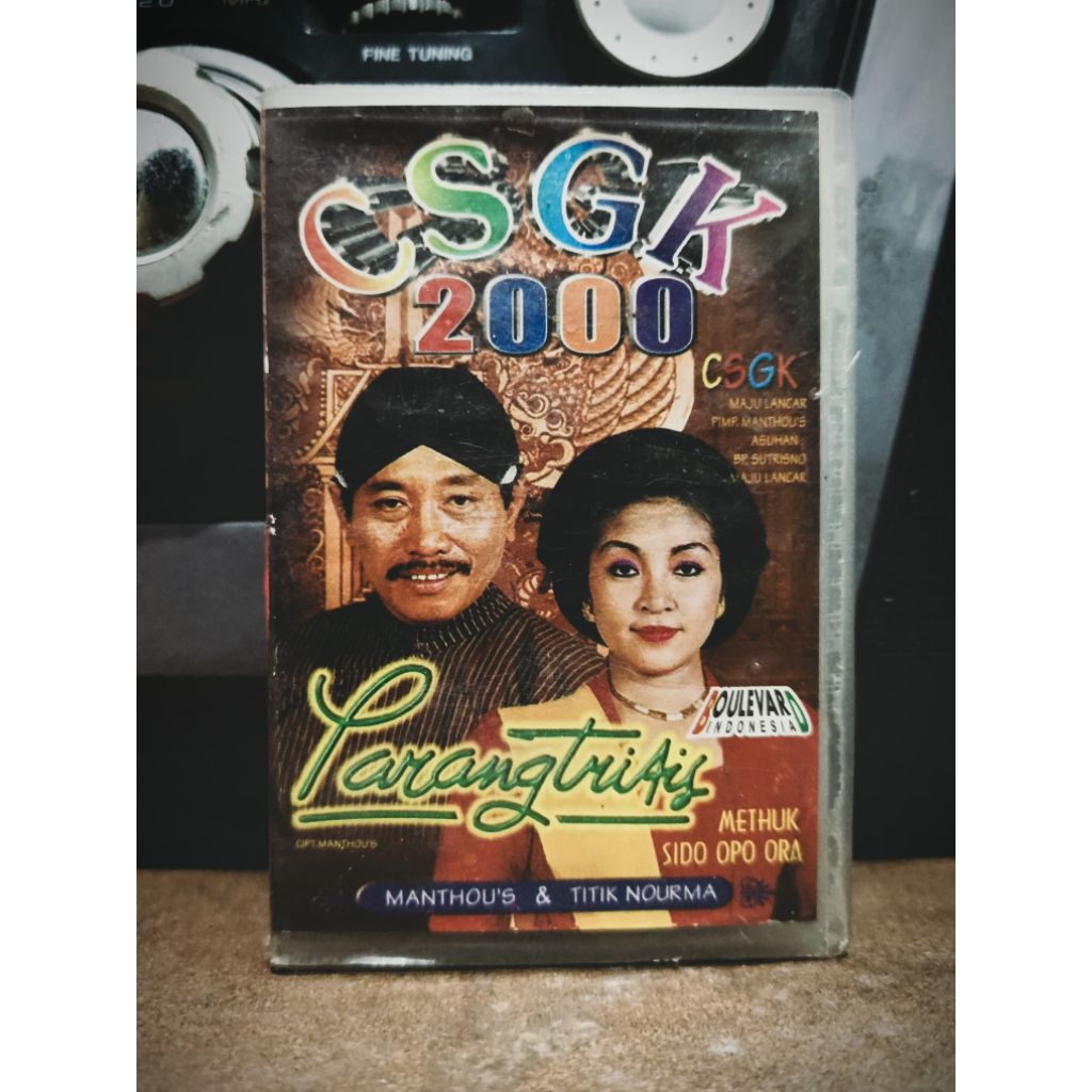 Kaset Pita Campursari CSGK 2000 Manthou's - Parangtritis