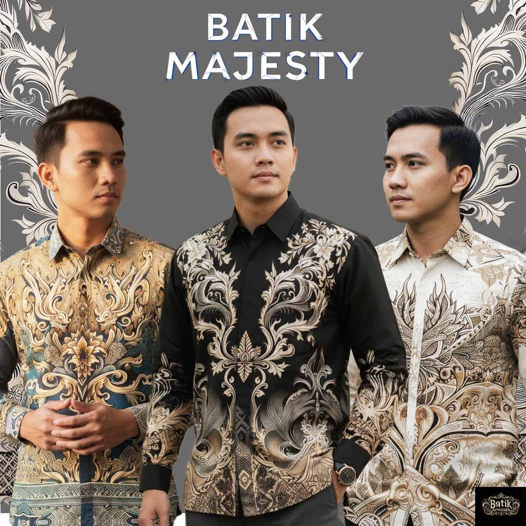 BIG SALE BATIK ARWINDA MAJESTY KEMEJA BATIK PAKAI PURING