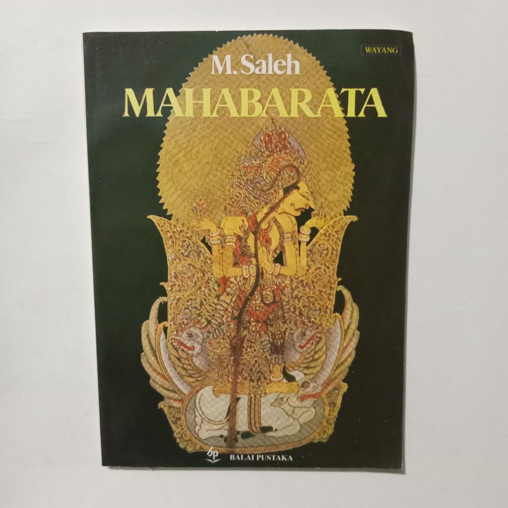 Buku Wayang MAHABARATA - M Saleh - Balai Pustaka