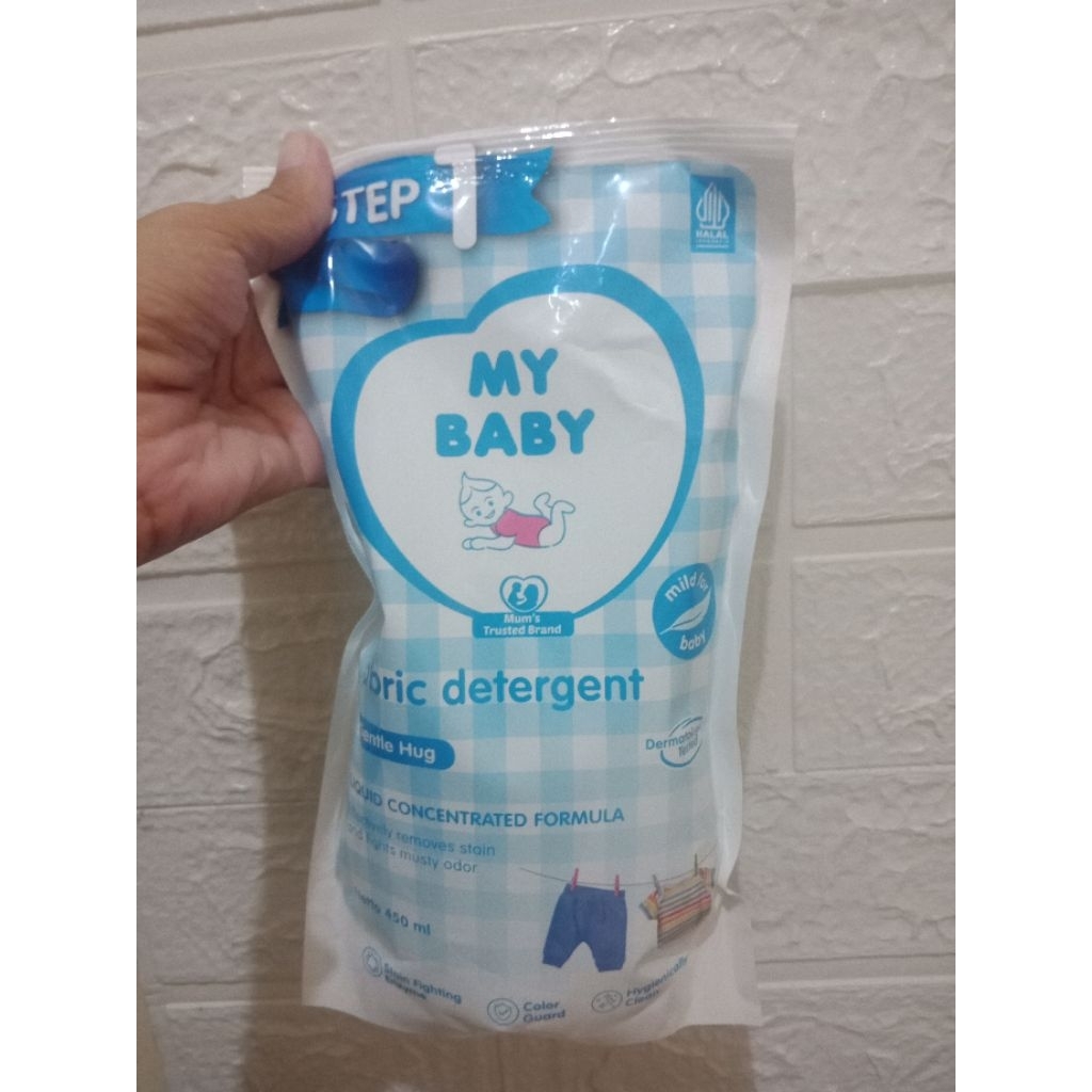 My Baby Detergent liquid 450ml || Deterjen Bayi My Baby 450ml || My Baby Fabric Softener Plus Ironin