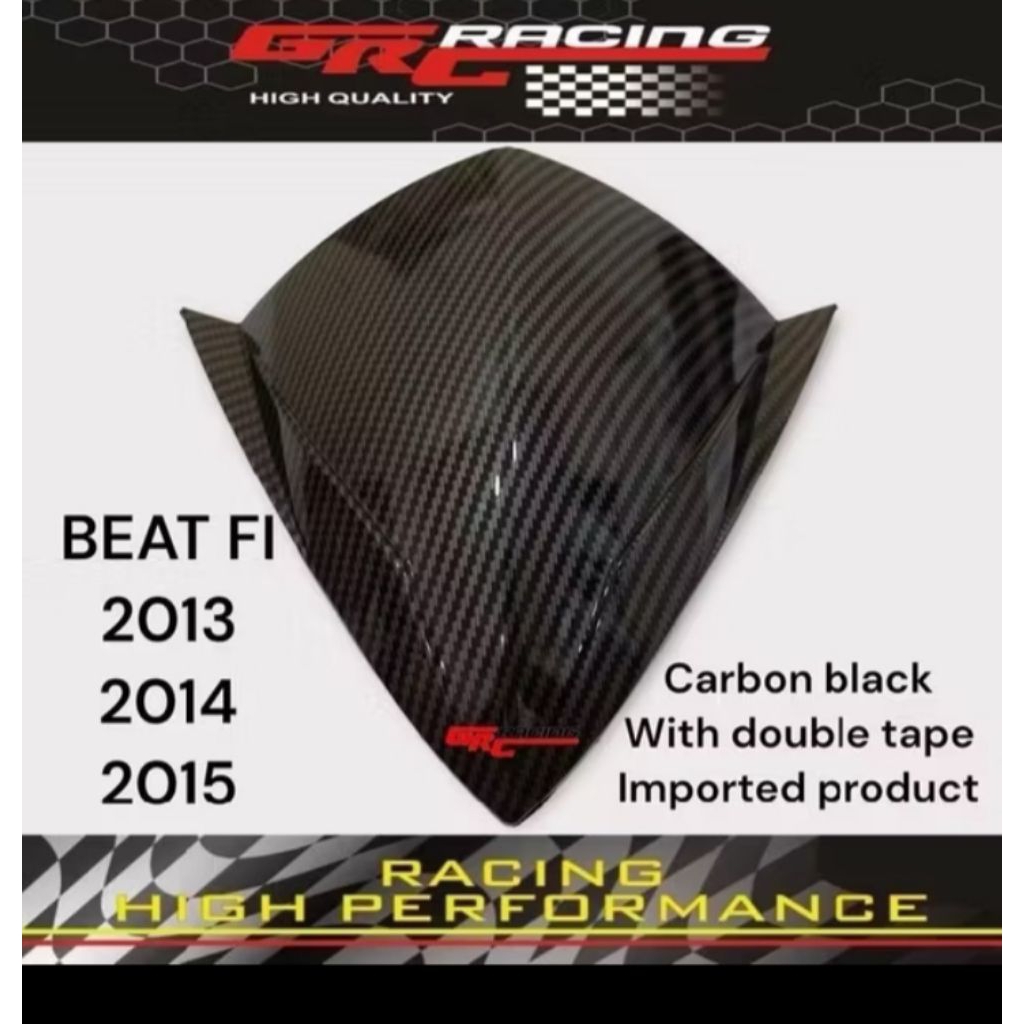 PREMIUM IMPORT VISOR HONDA BEAT FI 2013-2015  CARBON