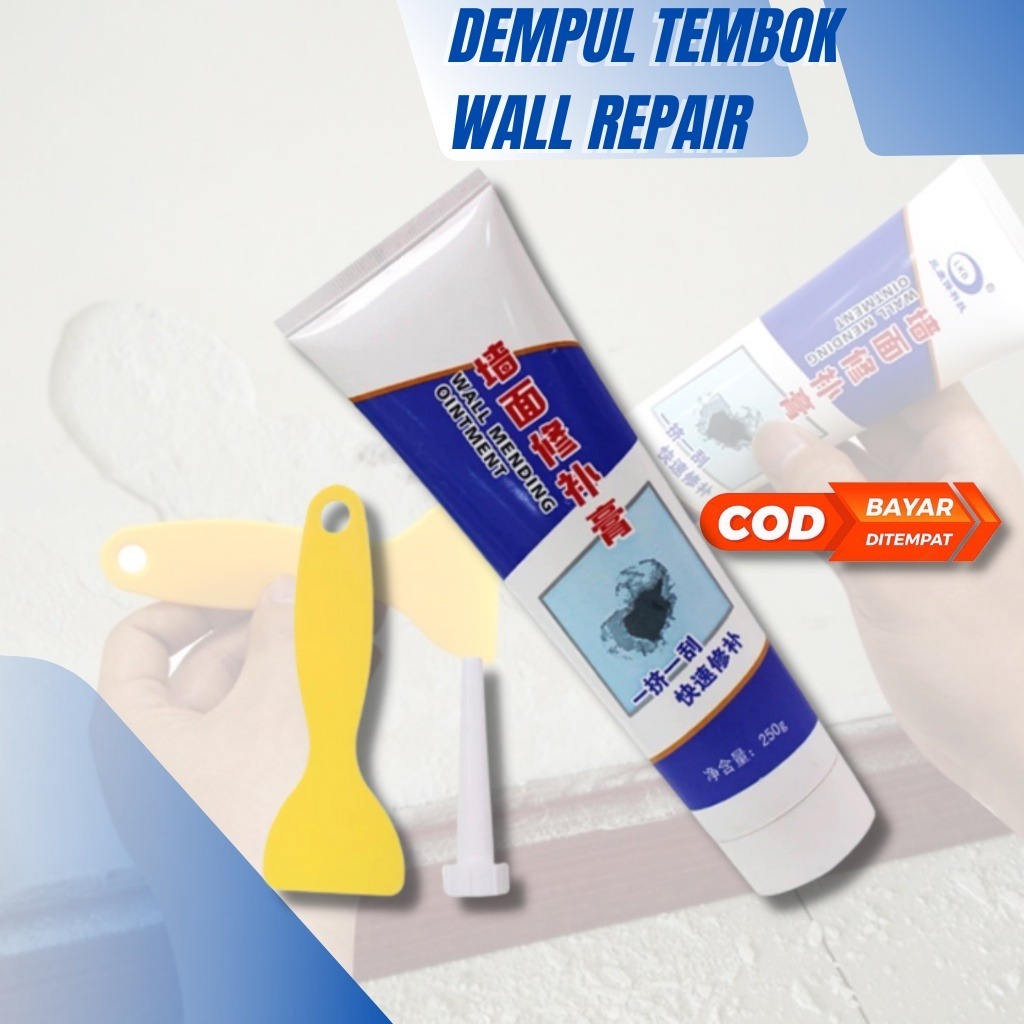 Dempul Penambal Tembok Retak Dinding Bolong