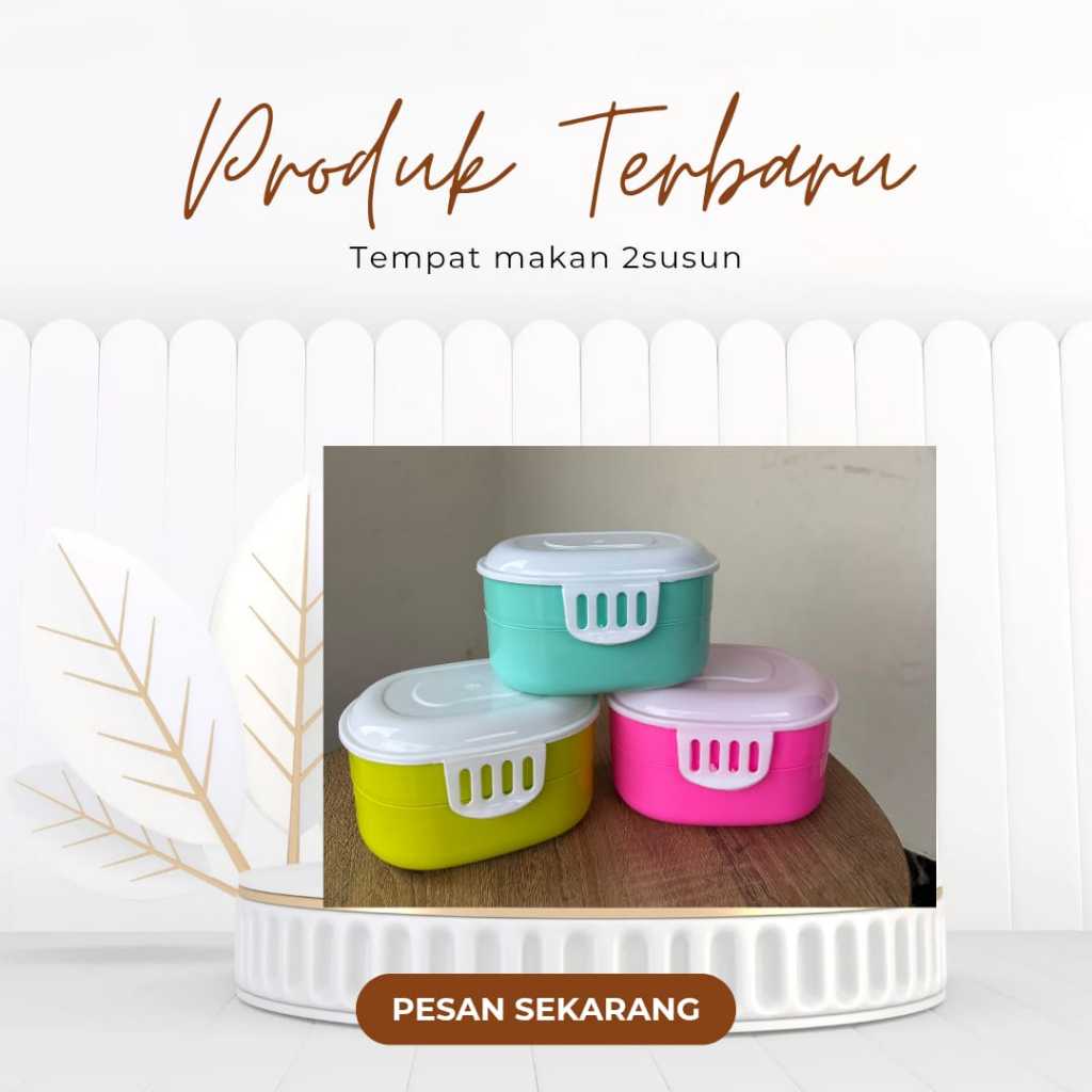 TEMPAT MAKAN / KOTAK MAKAN / LUNCH BOX / SOUVENIR ULANG TAHUN / LUNCH BOX KARAKTER / LUNCH BOX 2 SUS