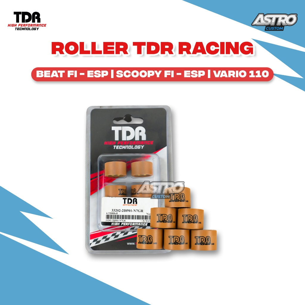 Roller TDR Beat Fi ESP Scoopy Fi ESP Vario 110 Fi ESP Vario 110 Karbu Beat Street OLD Original TDR