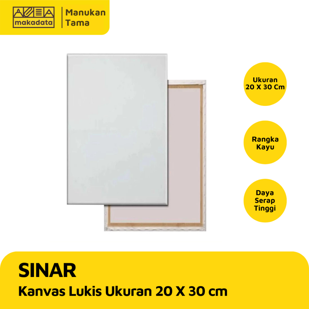 KANVAS LUKIS SINAR UKURAN 20X30 20 X 30
