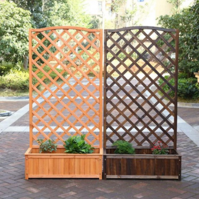 Rak tanaman outdoor/ partisi rak tanaman