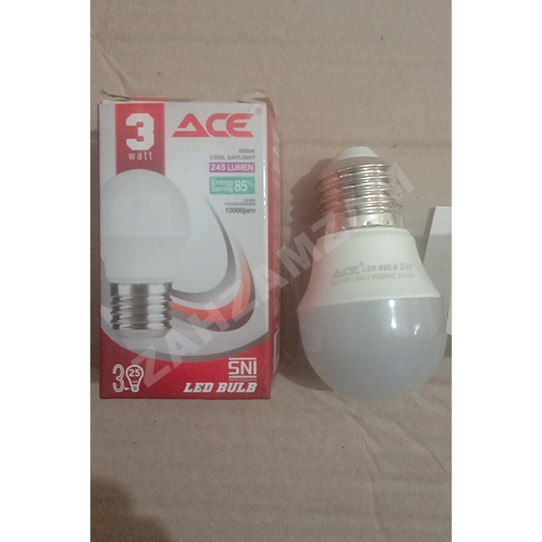 LAMPU LED BULB ACE 3WATT