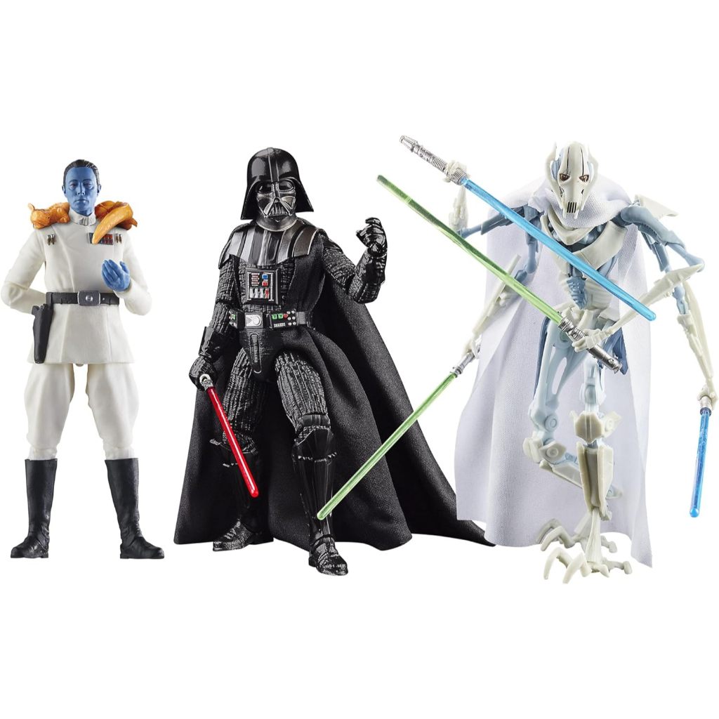 STAR WARS The Black Series Darth Vader, Grand Admiral Thrawn, General Grievous, Masters of Evil Coll