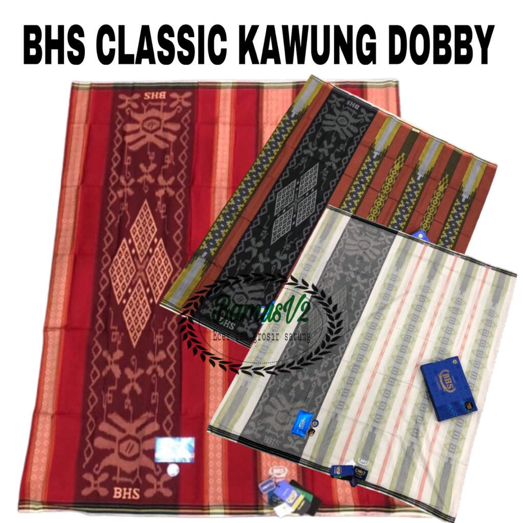 SARUNG BHS GOLD CLASSIC KAWUNG DOBBY/DKG
