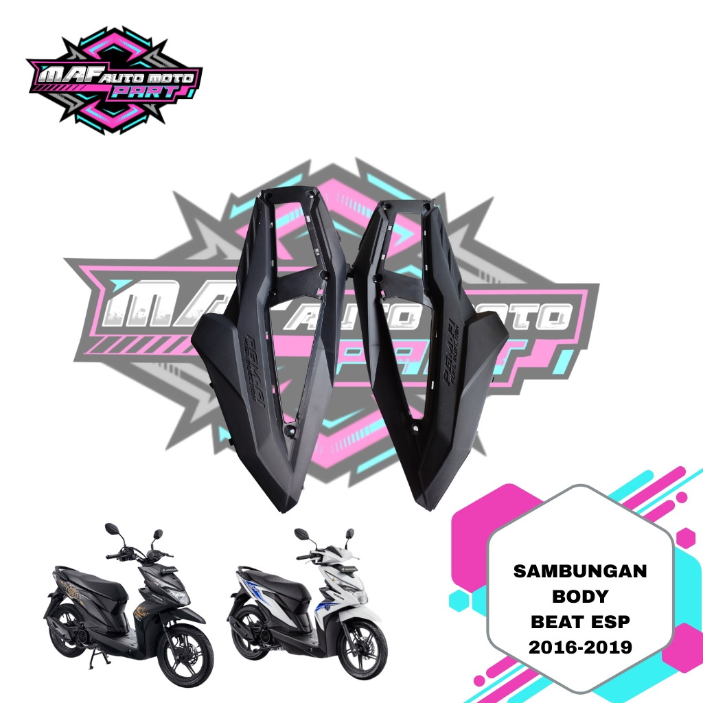 Sambungan Body Cover Body Side Kiri Kanan Beat Street 2016-2019 / Body Kasar Kiri Kanan Beat Street 