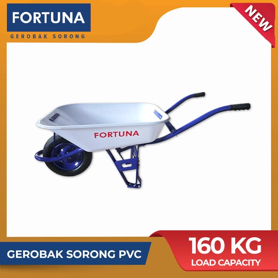 Tecnic_Capital Gerobak Sorong Pvc Fortuna Gsp 1428 Grobak Pasir Cor Angkong Gerobak Sorong Troli