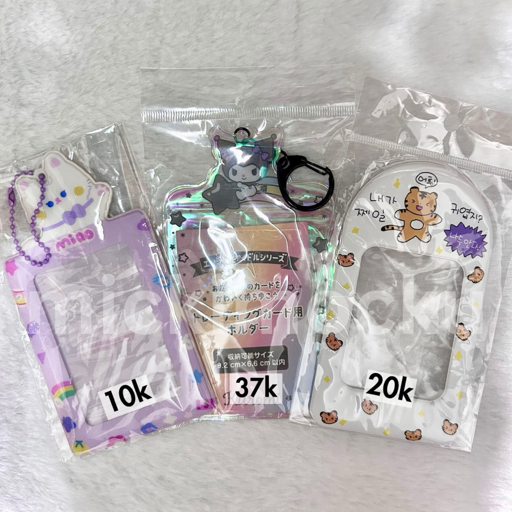 CARD HOLDER DUCKYWORLD SANRIO KUROMI PVC GANTUNGAN PHOTOCARD