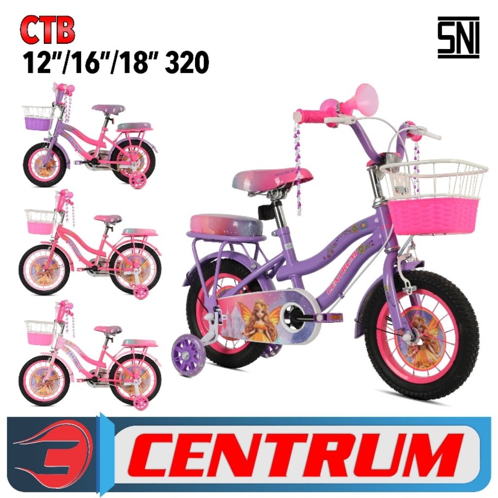 sepeda mini 12 centrum trompet