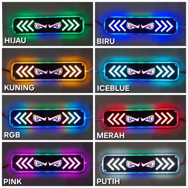 12V/24V Lampu Led Devil's Eye A Variasi Kedip Motor Mobil Lampu Samping Truk
