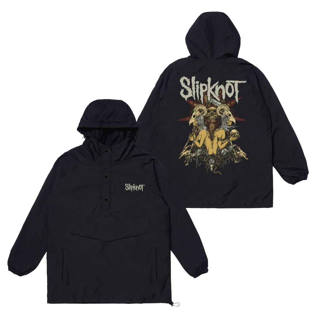 zuro - jacket cougle Slipknot Satanic jacket parasut waterproof pria wanita