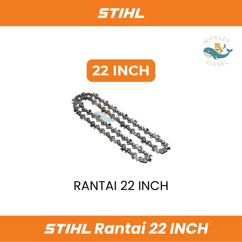 RANTAI CHAINSAW STIHL BAR 22 INCH 38 T ORIGINAL NEW STIHL