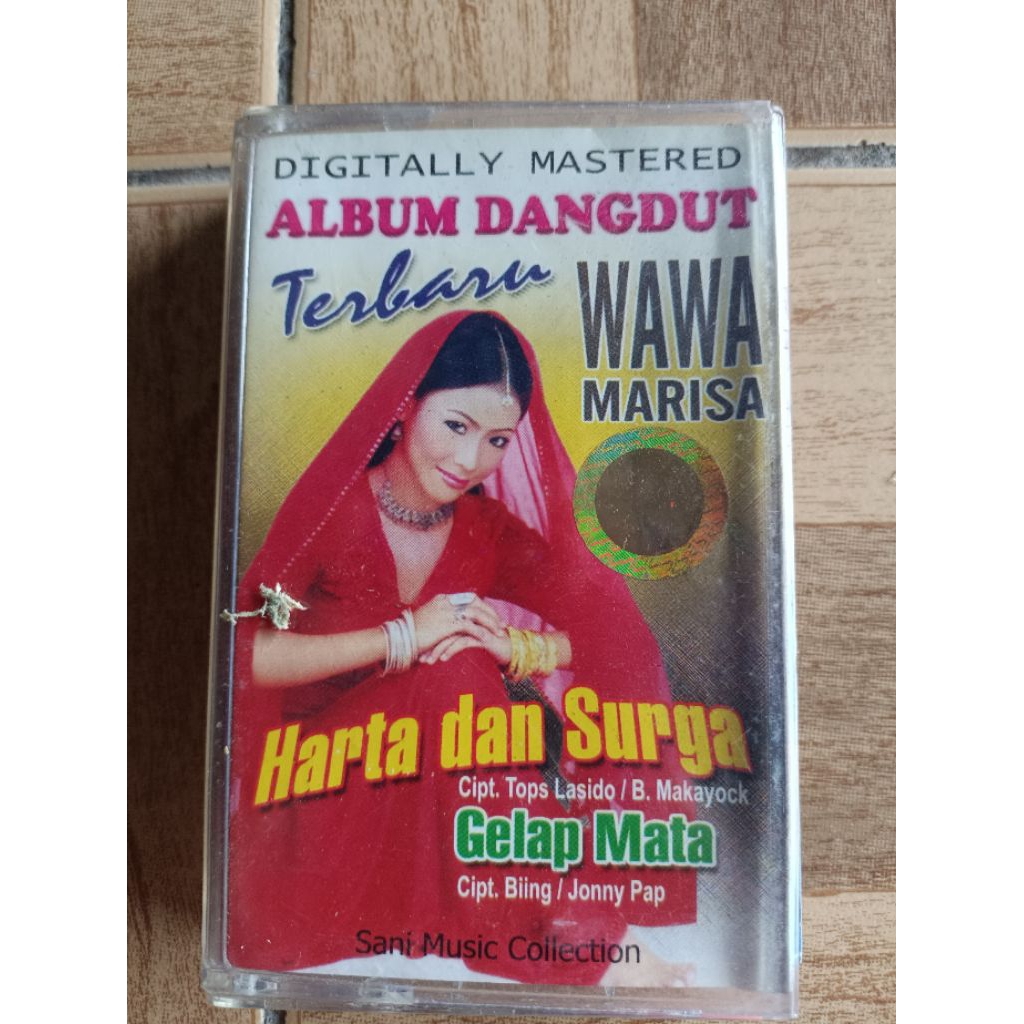 kaset pita album dangdut WAWA MARISA "harta & surga"