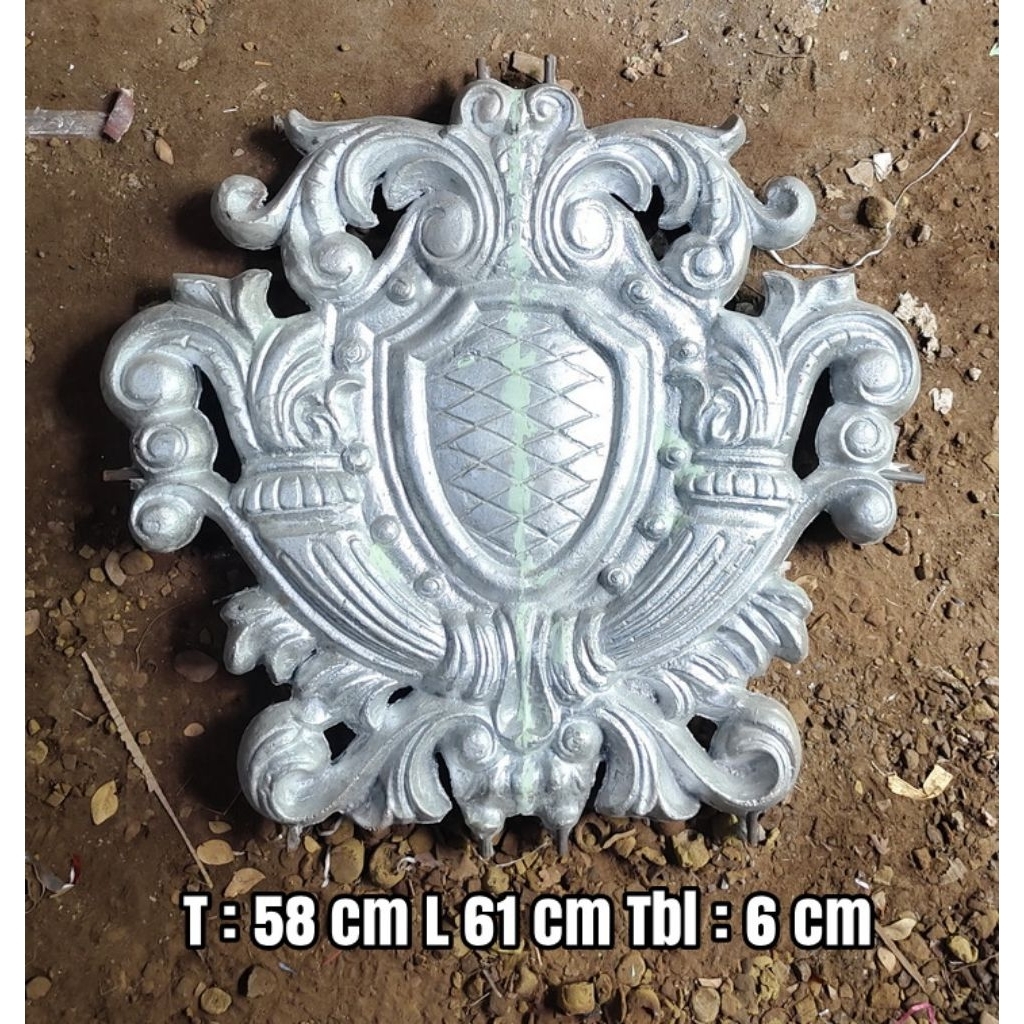 Ornamen center point balkon pagar gerbang besi tempa alveron alumunium murah holo tralis