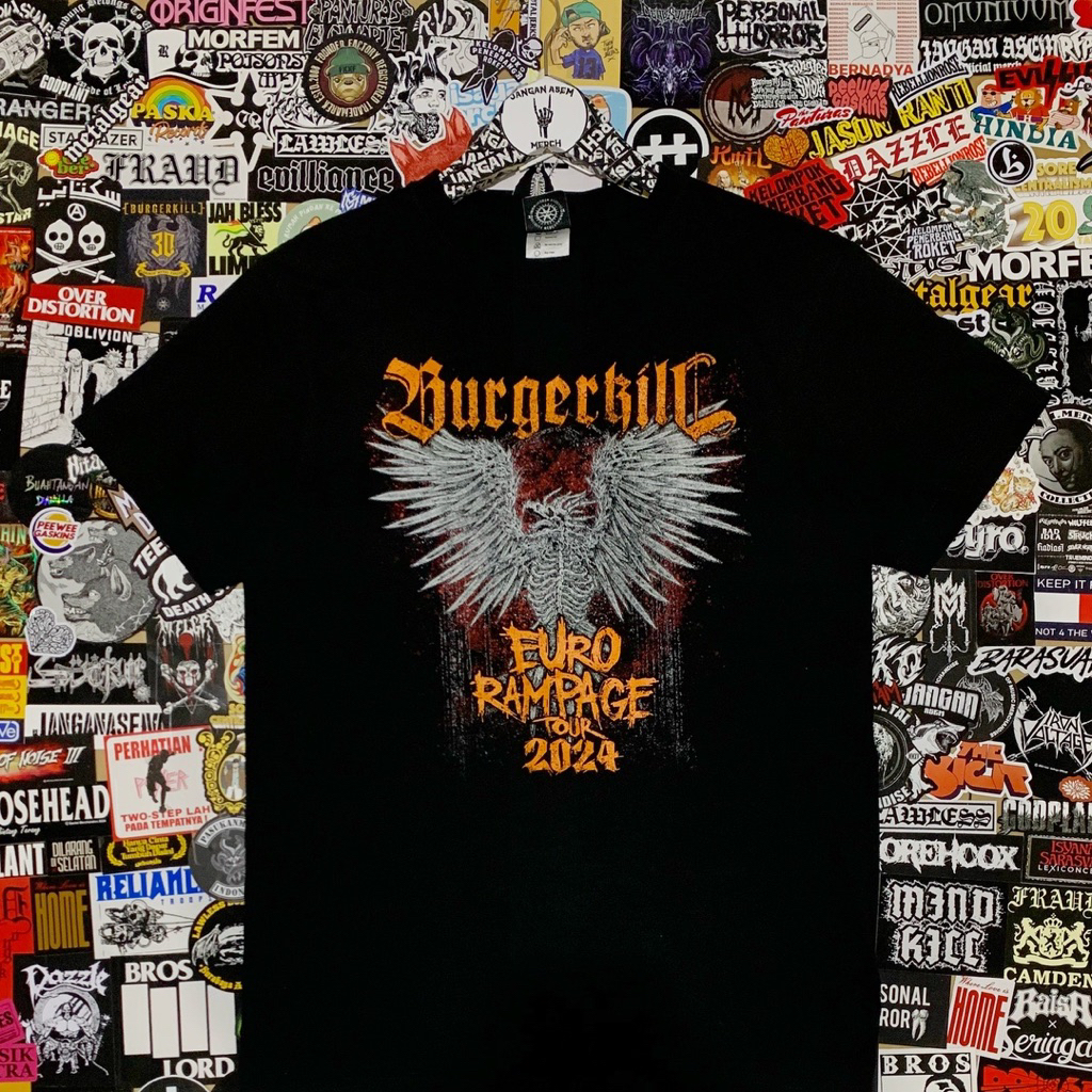 Burgerkill - Euro Rampage Tour 2024 | Tshirt Original Merchandise