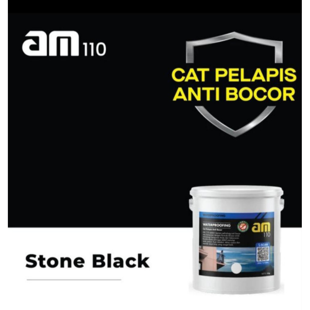 Cat Am110 waterproofing Stone Black 4kg