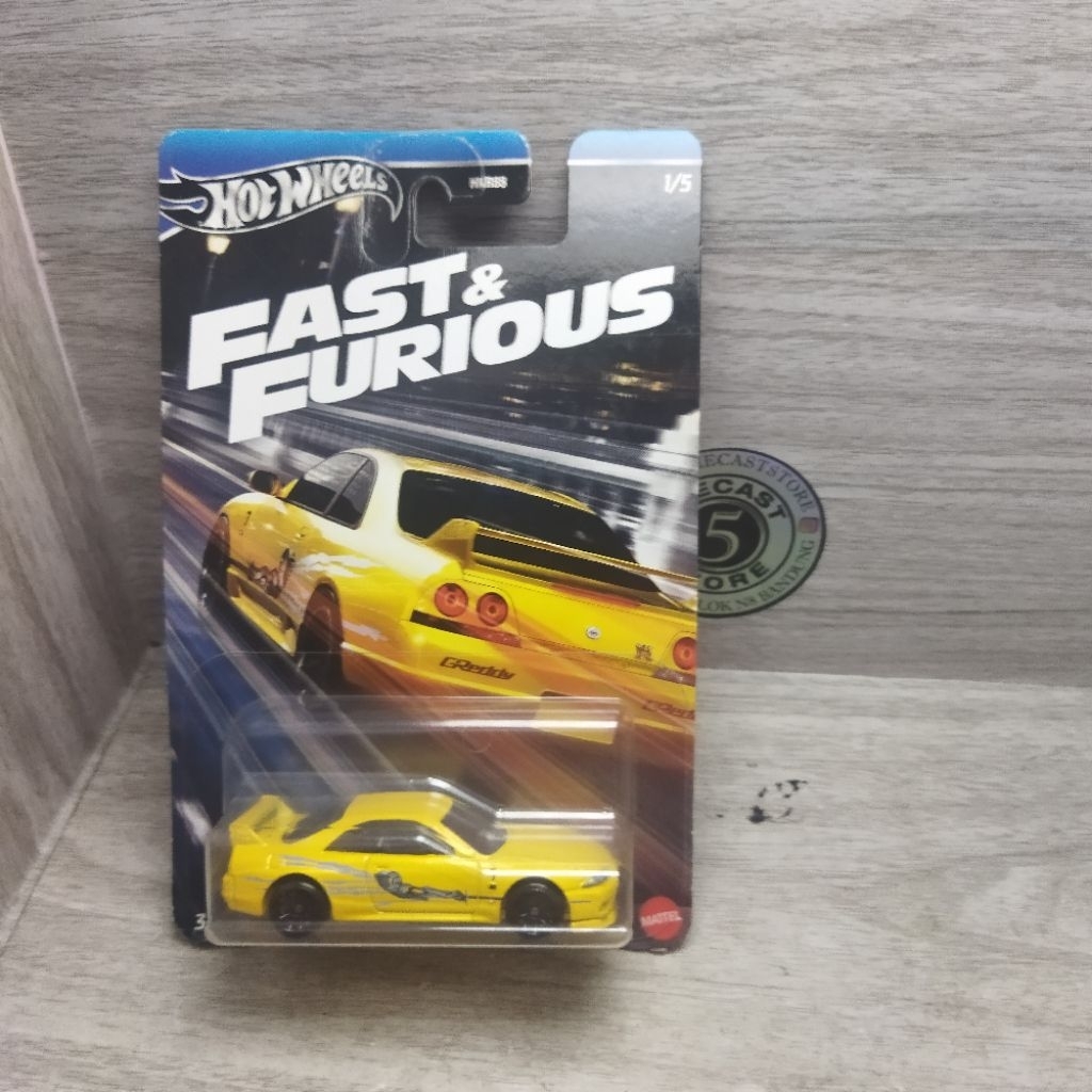hotwheels fast furious nissan skyline gt-r (bcnr33)