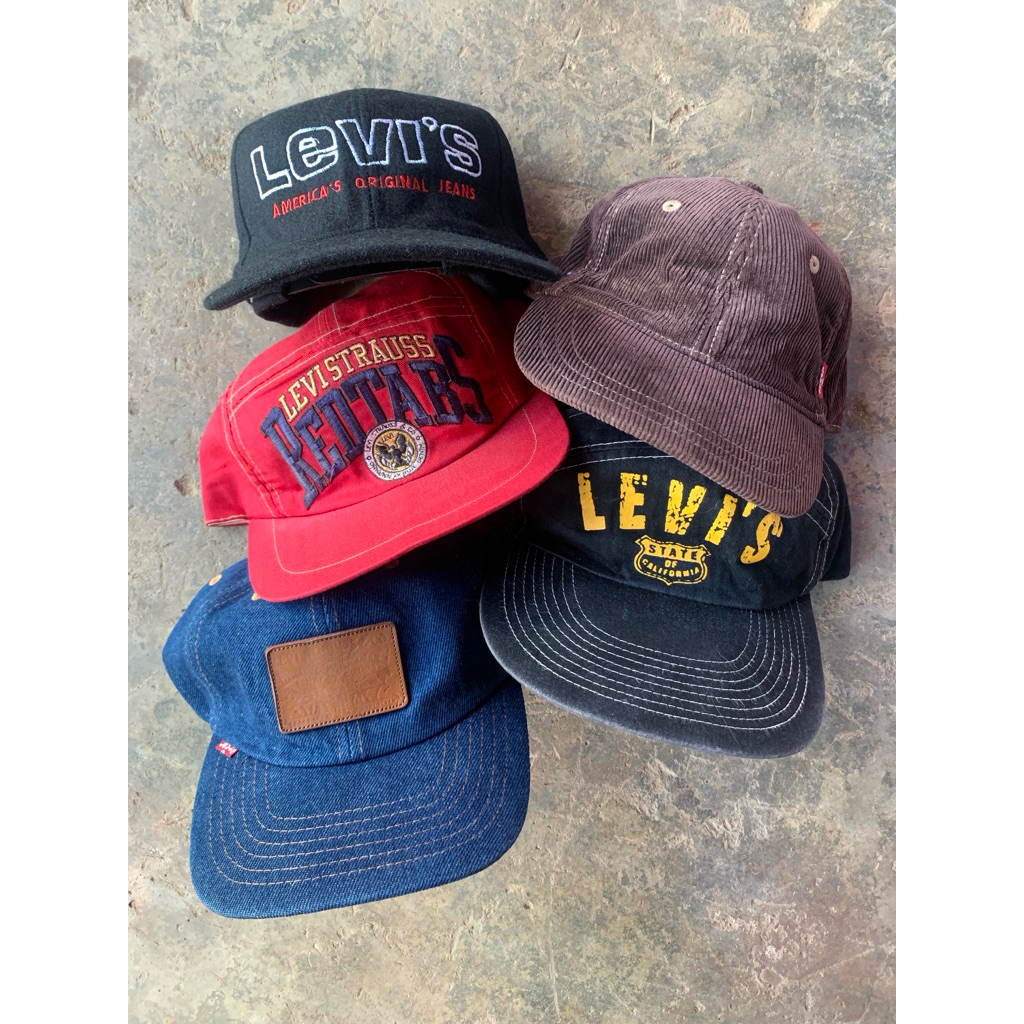 vtg levi's cap hat