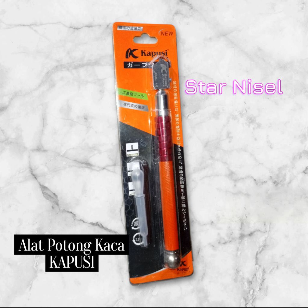 Pisau Potong Kaca Minyak KAPUSI Pemotong Kaca