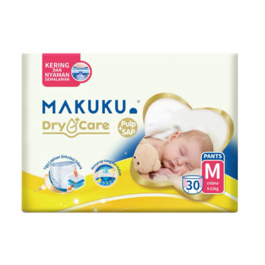 MAKUKU DIAPERS DRY CARE M30 MAKUKU DRY CARE