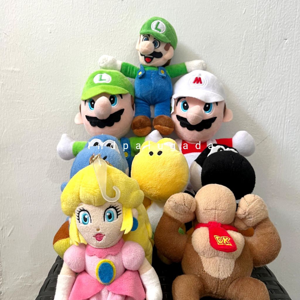 Boneka Super Mario/Boneka Ligui/Boneka Bowser Mario/Boneka Yoshi Mario/Boneka DK/Boneka Donkey Kong/