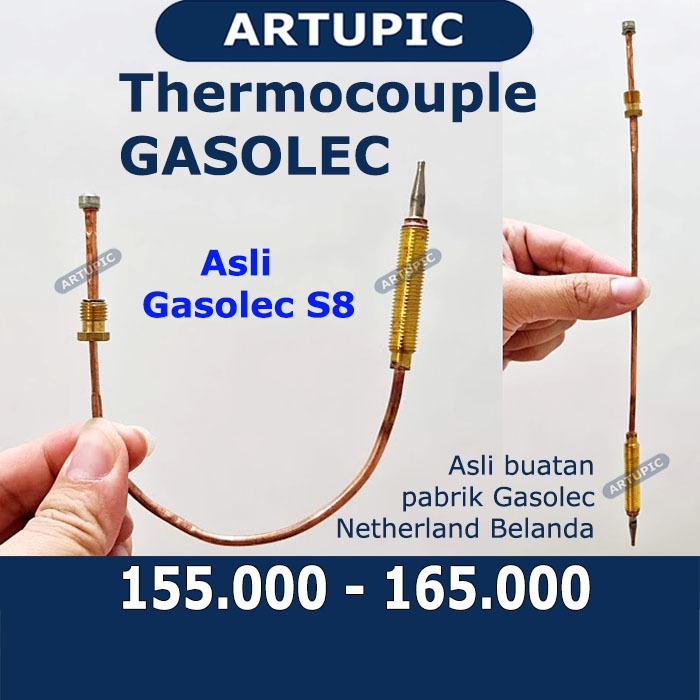 Thermocouple Gasolec Pendek S8 Termocouple Termokopel Tembaga Pemanas Kandang Ayam Gasolec Gasolek
