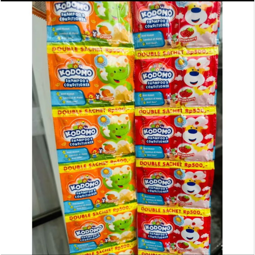 1 dus Kodomo Shampoo renteng isi 120sachet / KODOMO SHAMPOO ANAK SACHETAN