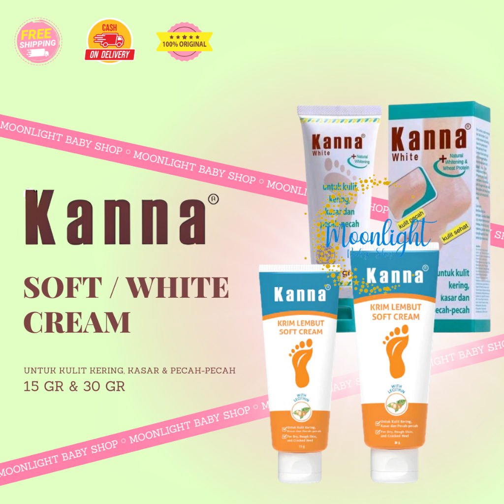 Kanna Soft Cream Kulit Kering Kulit Kasar Pecah-pecah Kanna Whitening