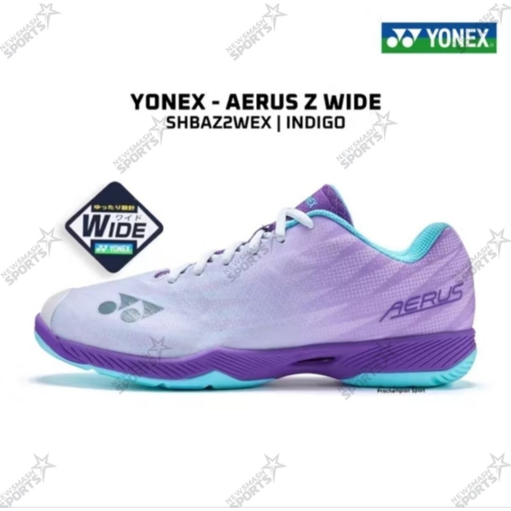 sepatu badminton yonex aerus z2 wex indigo