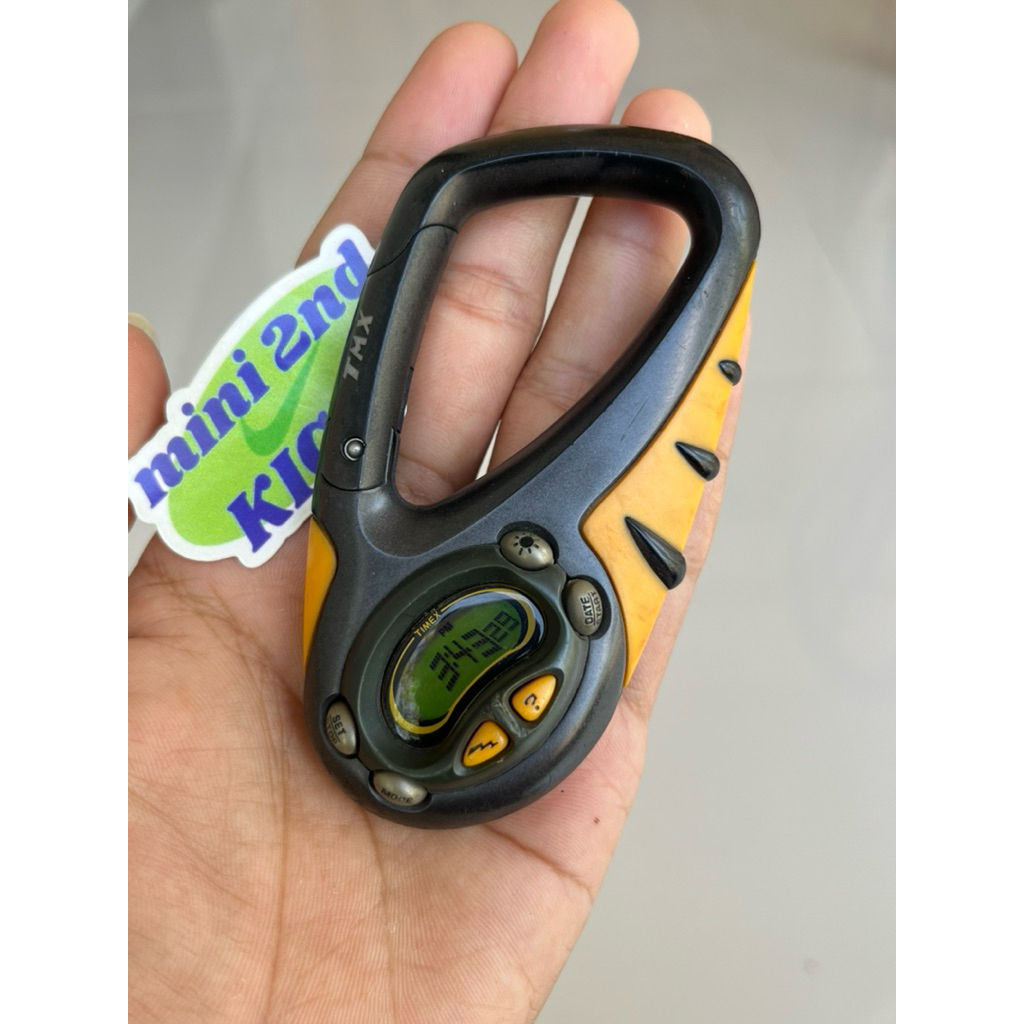 Vintage TMX TIMEX CARABINER GRIP CLIP TOMB RAIDER watch, jam timex vintage, timex vtg, not n*ke tria