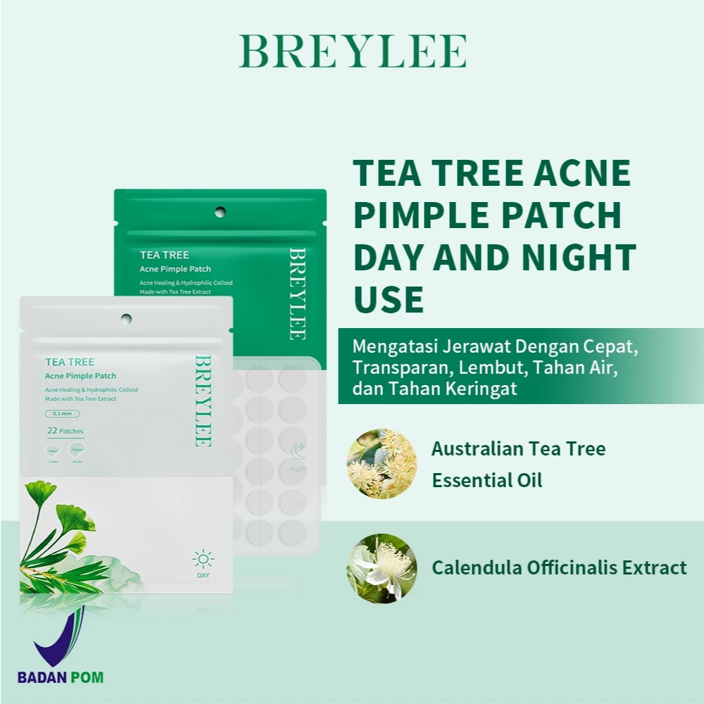 BREYLEE ACNE PIMPLE PATCH Day & Night Paket Sticker Jerawat 22PCS | For Acne Skin | Acne Fighter