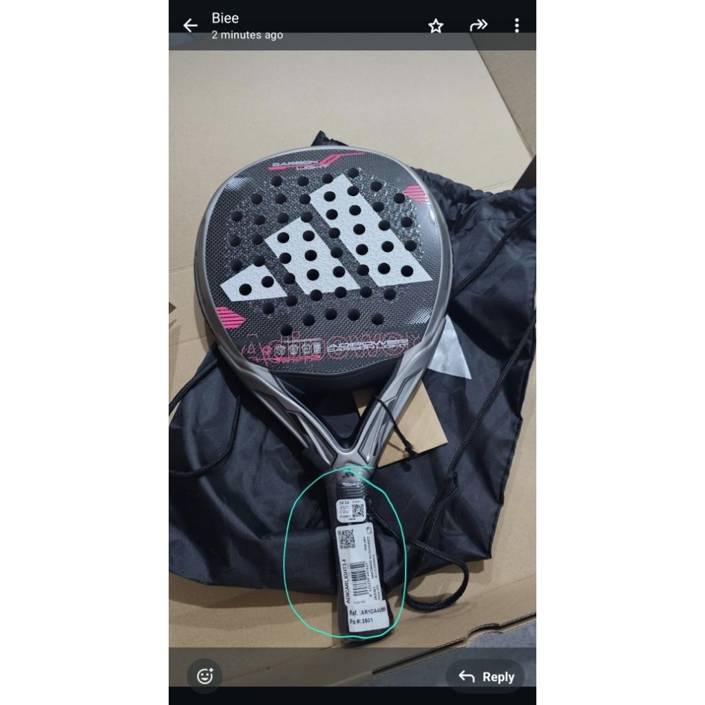 adidas adipower carbon light 3.4 padel racket, raket padel, raket adidas