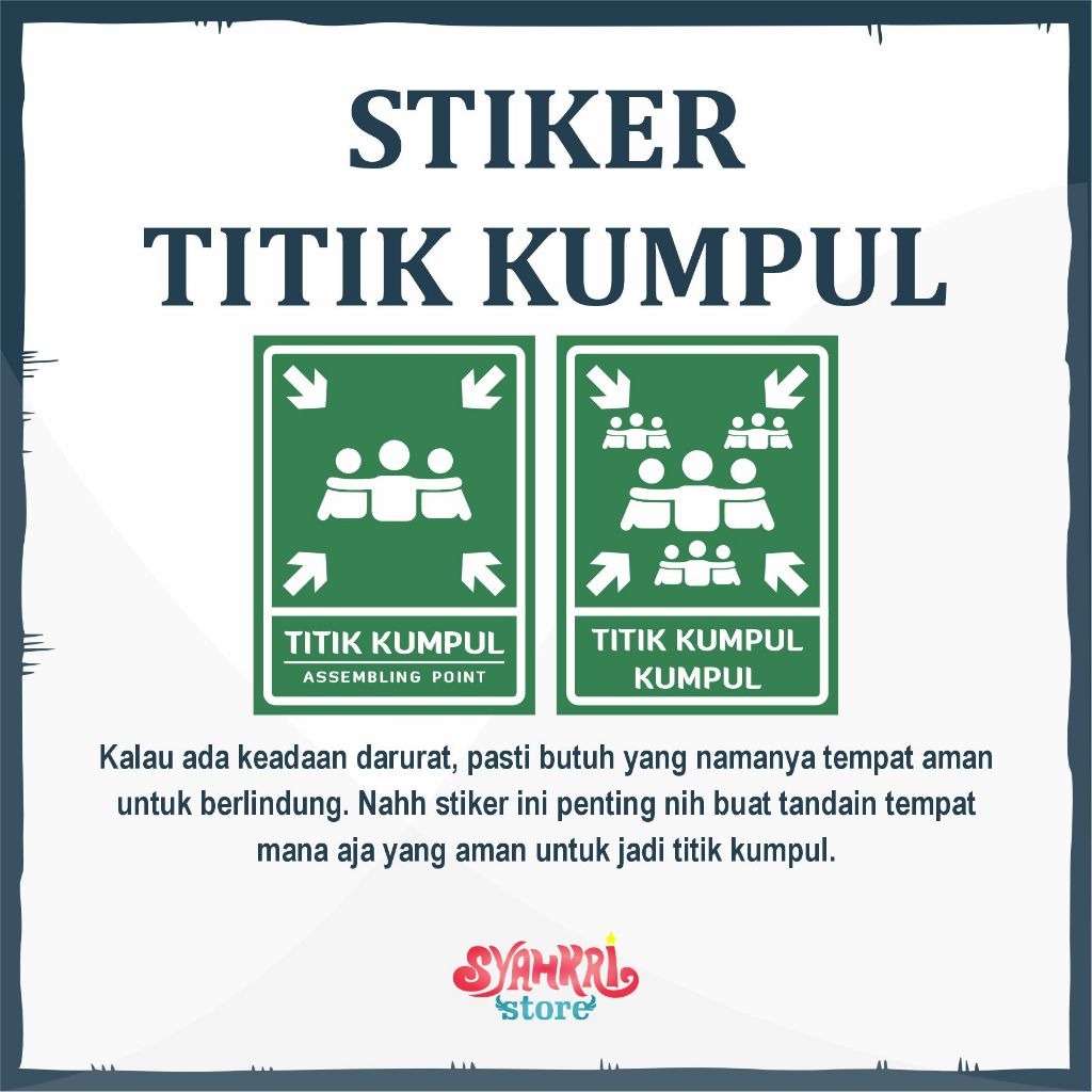 STIKER TITIK KUMPUL